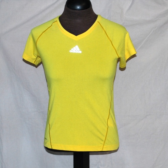 Adidas ClimaLite V neck Tshirt - Picture 1 of 4